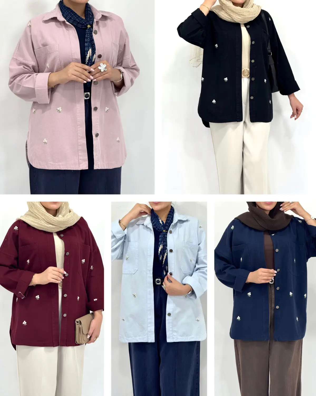 مانتو کتان کاغذی گلدوزی ژینوس